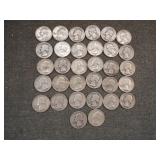 Lot of 32 Washington Quarter (1932-1998)