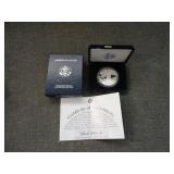 2002 W American Proof Silver Eagle - With Box