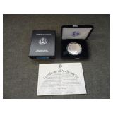 2001 W American Proof Silver Eagle - With Box