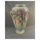 Vintage Roseville Moss Large Vase 785-12' Art Deco