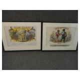 (2)Vintage Salesman Sample Cigar Box Labels