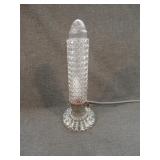 Vintage Art Deco Skyscraper Torpedo Crystal Lamp