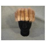 Vintage Christine Originals Mink Fur Pillbox Hat