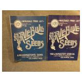 (2) - 1898-89 Livingstons True Blue Seeds Catalogs
