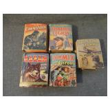 Lot of 5 Vintage Big Little Books - Assorted