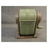 Vintage Dixon Enduro Pencil Sharpener #20 Green