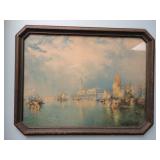Antique Thomas Moran Grand Canal of Venice Print