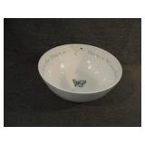 Vintage Lenox Butterfly Meadow Sentiment Bowl