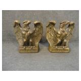 Pair of 1965 Cast Metal Eagle 1776 Bookends