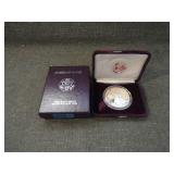 1988 S American Proof Silver Eagle - With Box