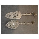 2 Montagnani Style Italy Figural Serving Pieces