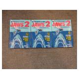 Lot of 3 Jaws 2 Movie Photo Card Wax Packs