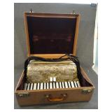 Vintage Majoret Accordion in Case - Made in Italy
