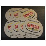(16) Vintage Genesee Beer Tray Liners -1950s