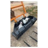 Carteer winch box for skid steer 15000 lb winch