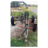 John Deere pull type sickle bar mower nice field