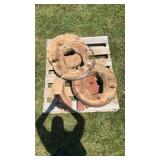 International rear wheel weights full set