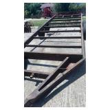 Trailer frame homemade 18 foot bumper pull