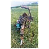 Self loading wood splitter bumper hitch appears