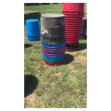 11 empty tubs