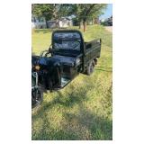 Electric 3 wheel cart with dumpster bed new