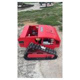 Future FT800 remote control lawn mower on track
