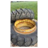 Duels came off John Deere 18.4-38 holds air in