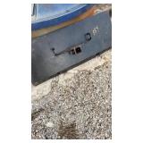 Skid loader trailer mover plate with receiver