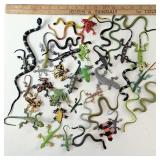 Large selection of creepy crawling snakes &