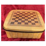 Longaberger Father's Day Checkerboard Game Basket