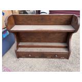 Wooden Wall mounted shelf,spice rack arts & crafts