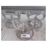 Cambridge candelabras candle stick holders