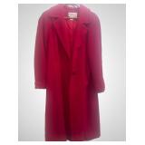 Talbots red wool coat - beautiful