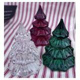 Waterford mini crytsal tree set with box
