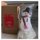 Avon light up Snow man with box