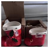2 lefton Santa boots