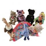 Lot of 7 Vintage TY Beanie Babies With Tags