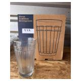 Longaberger matchihg glass set of 4