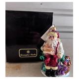 Christopher Radko Santa xmas