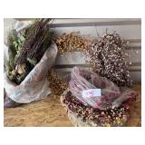 Artifi al Berry Garland Wreath lot NEW
