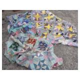 Vintage quilt toppers