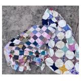 Vintage quilt topper