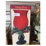 very large Cracker Barrel Hurricane Lamp