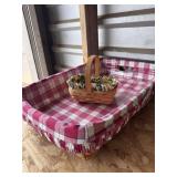 Longaberger All American Strawberry Basket lot