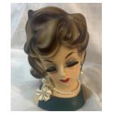 Japan Lady Head Vase