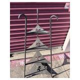Longaberger corner bowl basket plant stand