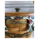 Longaberger Jingle Bell basket