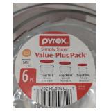 Pyrex 6 pc Value-Plus Pack