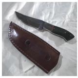 Knife , green handle