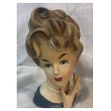 Very Large Lady Head Vase